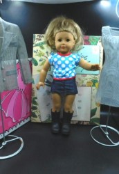american girl blue dot